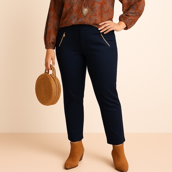 MICHAEL Michael Kors Navy Pants - Picture 1 of 7